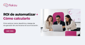Equipo ejecutivo analiza el ROI generado por la automatización de procesos